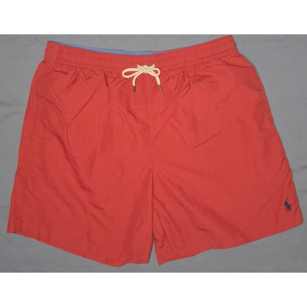 Polo Ralph Lauren Mens Size XL Coral Swim Trunks Preppy